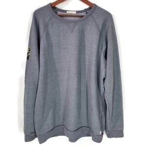 Marine Layer Sweatshirt Womens XL Gray Crewneck SOFT Fleece Pullover BET MGM